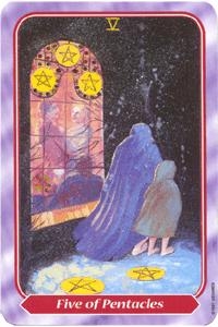 five-pentacles