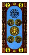 five-pentacles
