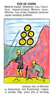 five-pentacles
