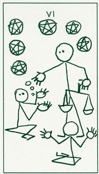 six-pentacles