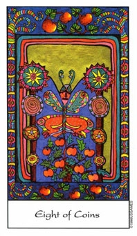 eight-pentacles