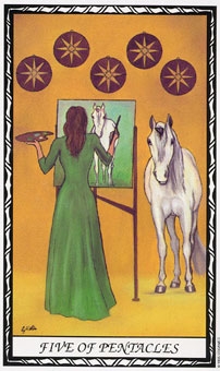 five-pentacles