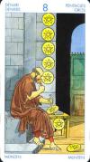 eight-pentacles