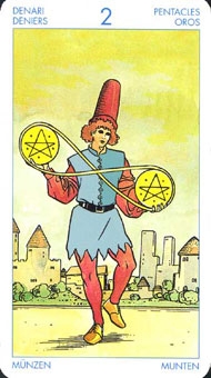 two-pentacles