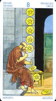 eight-pentacles